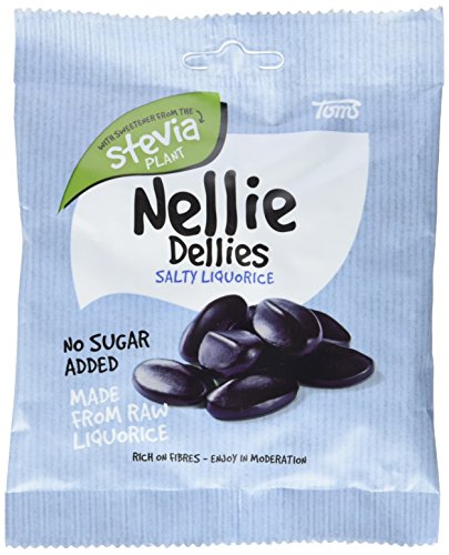 Nellie Dellies Salzlakritz STEVIA, 6er Pack (6 x 90 g) von Nellie Dellies