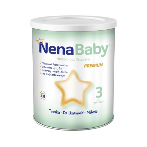 NenaBaby 3 Modifizierte Milch - 400 g | Optimale Ernährung Für Kinder Ab 1 Jahr | Mit Jod, Vitamin C | Ohne Palmöl | Hochwertige Europäische Zutaten von NenaBaby