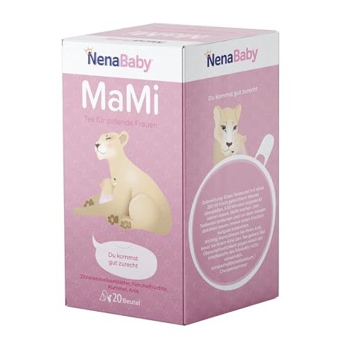NenaBaby MaMi Tee für stillende Frauen - für die Laktation | 100% Natürliche | Ohne Zusatz von Aromen | 20 Pyramidenbeutel NenaBaby MaMi Tee für stillende Frauen - für die Laktation | 100% Natürliche | Ohne Zusatz von Aromen | 20 Pyramidenbeutel von NenaBaby