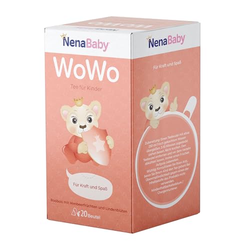 NenaBaby WoWo Tee für Babys und Kleinkinder - für die Immunität | 100% Natürlich | Ohne Aromazusätze | Einfache Zubereitung | 20 Pyramidenbeutel von NenaBaby