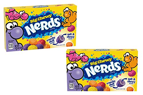 Big Chewy NERDS Soft Crunchy Candy Große Box Amerikanische Süßigkeiten (2) von Nerds