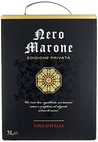 Nero Marone - Rotwein Edizione Privata - Herkunft : Italien - BIB Bag in Box (1 x 3 l) von Nero Marone