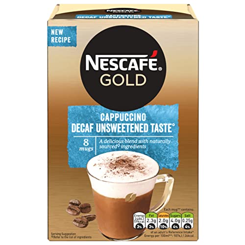 8 MUGS NESCAFE GOLD COLLECTION DIFFERENT FLAVORS - (Cappuccino Decaf Unsweetened Taste) von Nescafe
