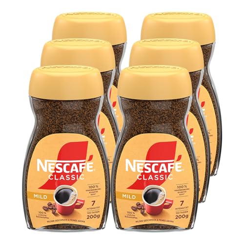 Nescafe Classic 6 x 200g, Mild von Nescafé