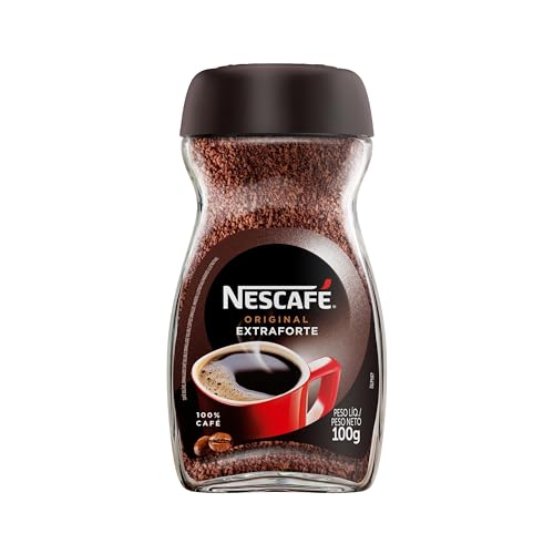 Nescafe Original Extra Forte Coffee 100% Cafe, gemahlen, Glasflasche, 100.1 g, 100 g von Nescafe