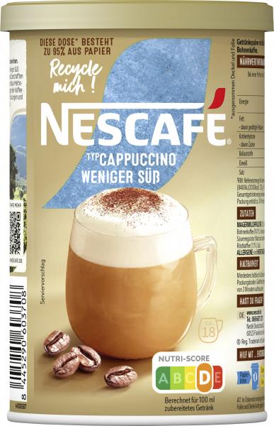 Nescafe Typ Cappuccino weniger Süß Nescafe Typ Cappuccino weniger Süß von Nescafé