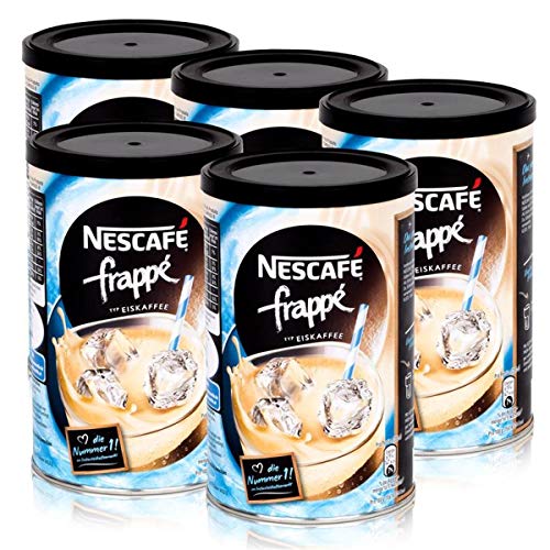 Nescafé frappé Typ Eiskaffee 275g - Getränkepulver mit Instant Kaffee (5er Pack) von NESCAFÉ
