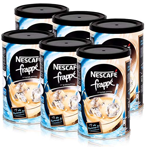 Nescafé frappé Typ Eiskaffee 275g - Getränkepulver mit Instant Kaffee (6er Pack) von NESCAFÉ
