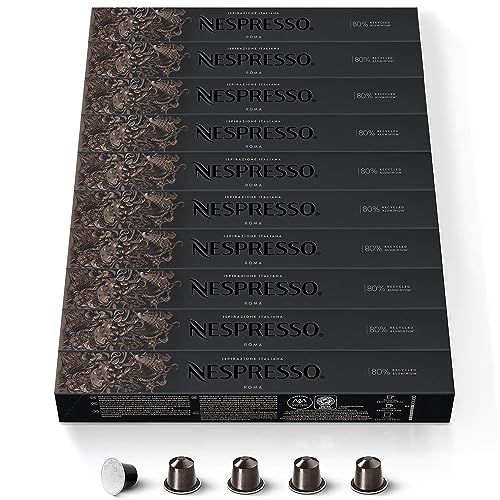 100 x Nespresso Roma Kaffee Kapseln für Nespresso-Maschinen New von Nespresso