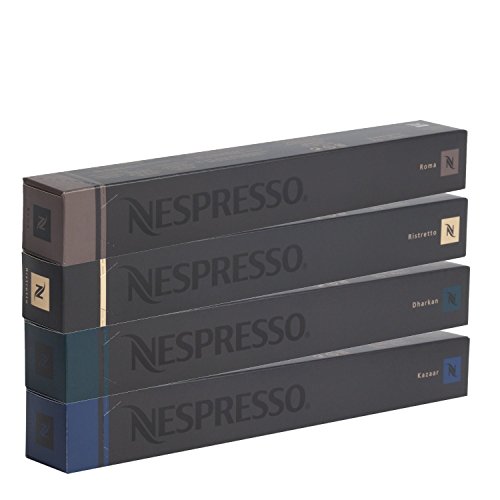 40 Nespresso mix (10 x Kazaar,10 x Dharkan,10 x Ristretto,10 x Roma) von Nespresso