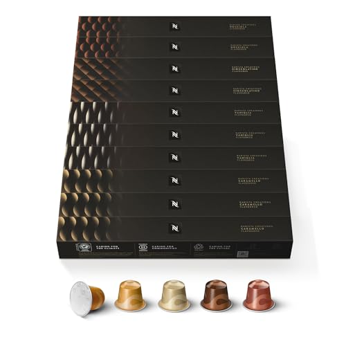 NESPRESSO ORIGINAL Barista Creations Flavoured Collection, Mittlere Röstung, Kompatibel mit ORIGINAL Kaffeemaschinen, Kapsel Set aus 100 Kaffeekapseln von NESPRESSO