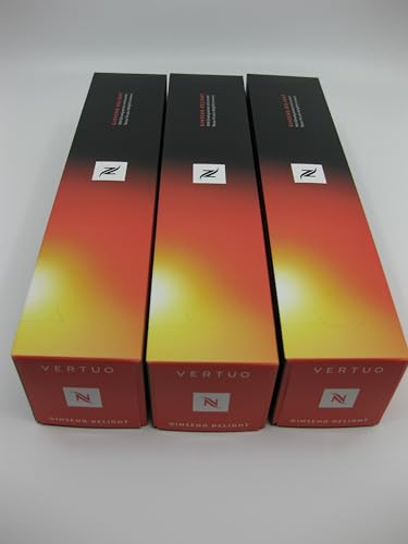 NESPRESSO VERTUO GINSENG DELIGHT Double Espresso - 3 Stangen = 30 Kapseln NESPRESSO VERTUO GINSENG DELIGHT Double Espresso - 3 Stangen = 30 Kapseln von Nespresso