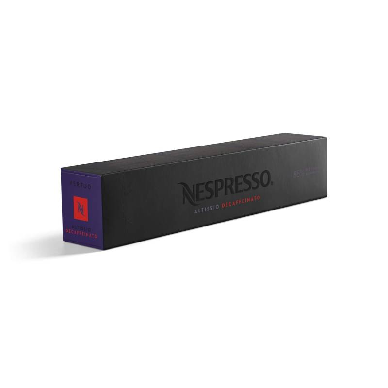 Nespresso Altissio Decaffeinato Vertuo Line 10 Espresso Kaffeekapseln Lila 40 ml Vollmundig & cremig von Nespresso