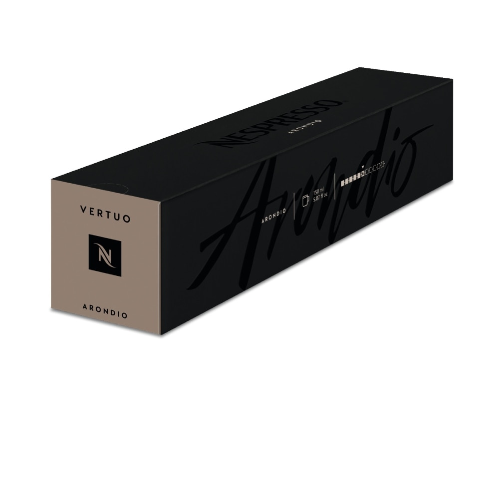 Nespresso Arondio Vertuo Line 10 Gran Lungo Kaffeekapseln Silber 150 ML Getreidig & mild Nespresso Arondio Vertuo Line 10 Gran Lungo Kaffeekapseln Silber 150 ML Getreidig & mild von Nespresso