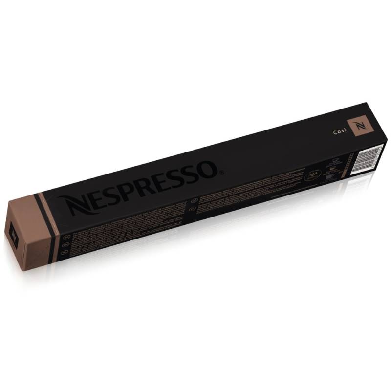 Nespresso Cosi Original Line 10 Espresso Kaffeekapseln Kupfer 40 ml Mild & zart geröstet von Nespresso