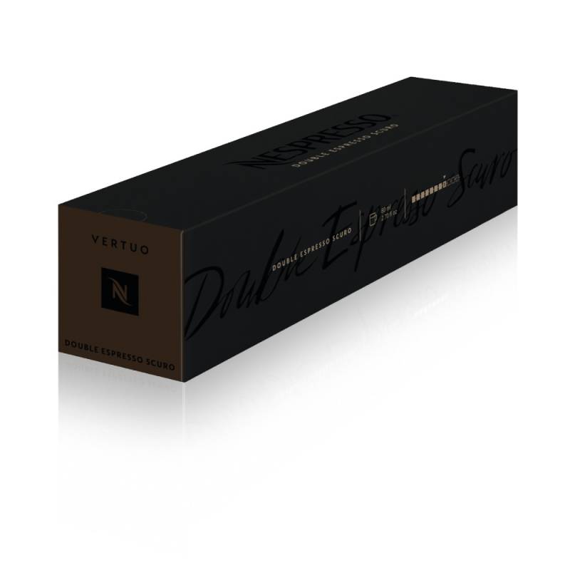 Nespresso Double Espresso Scuro Vertuo Line 10 Double Espresso Kaffeekapseln Braun 80ml Dunkel & markant von Nespresso