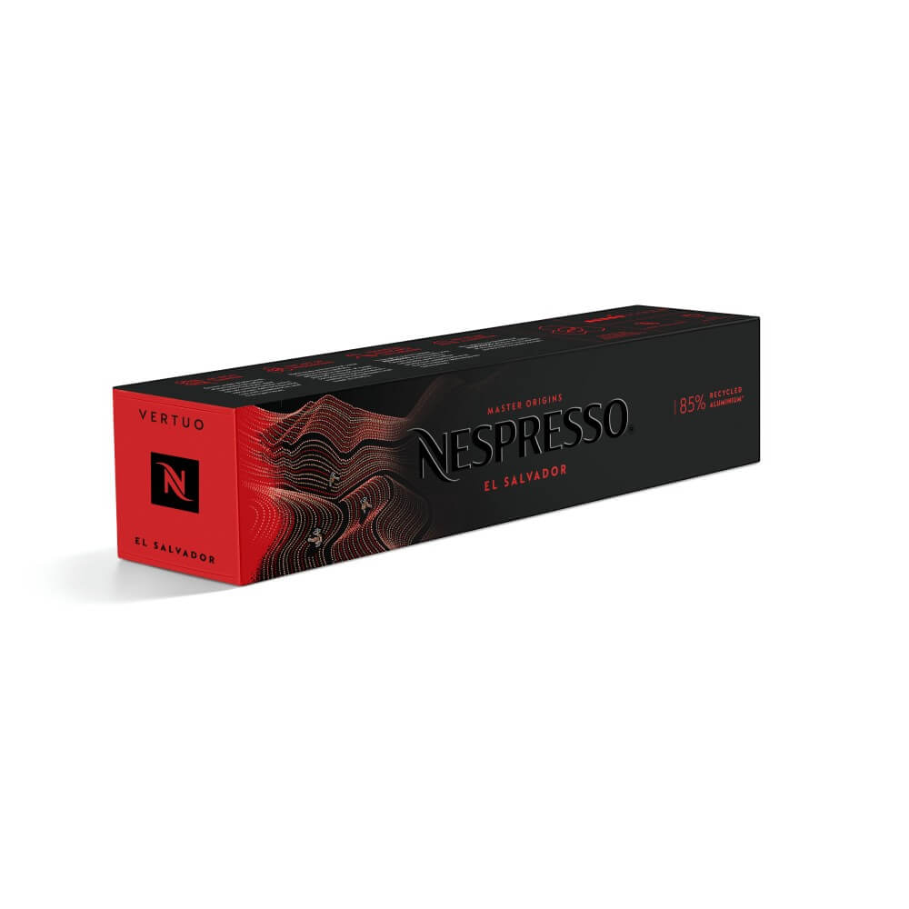 Nespresso El Salvador Vertuo Line 10 Double Espresso Kaffeekapseln Rot 80ml Mild & süß Nespresso El Salvador Vertuo Line 10 Double Espresso Kaffeekapseln Rot 80ml Mild & süß von Nespresso