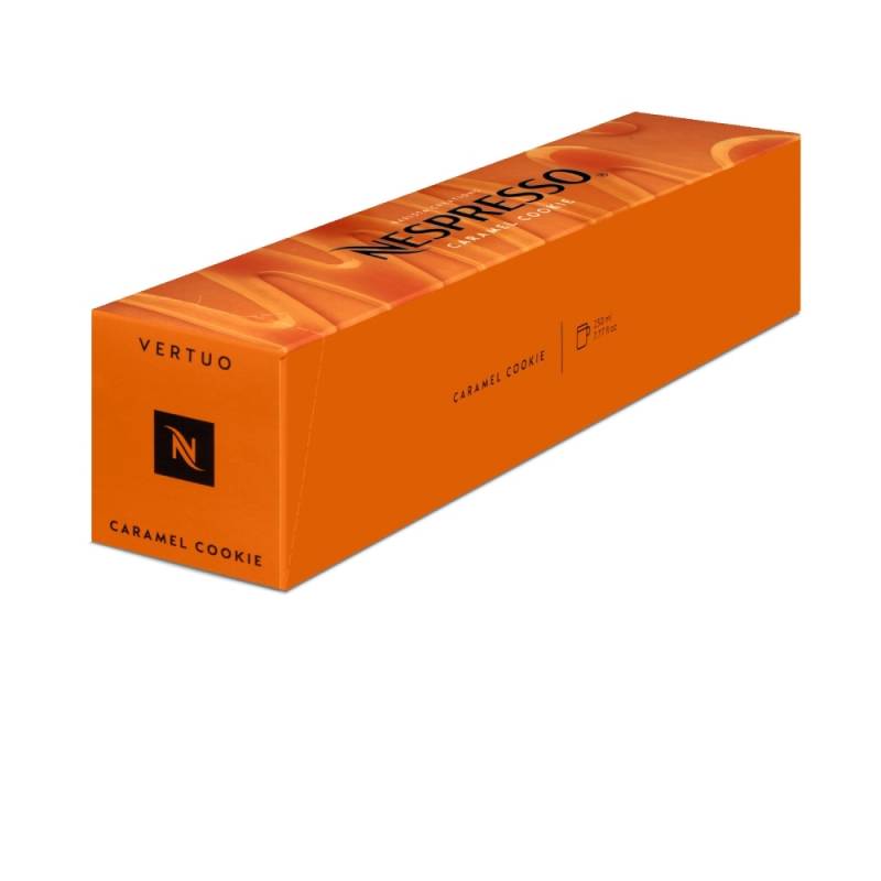 Nespresso Golden Caramel Vertuo Line 10 Signature Kaffeekapseln Gold 230ml Cremig mit Karamellaroma von Nespresso