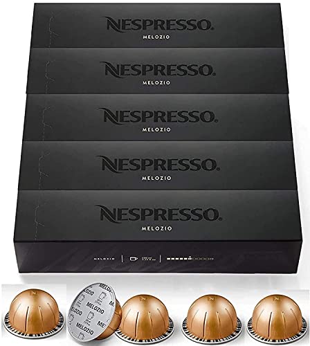 Nespresso Kapseln VertuoLine, Melozio, mittelstark gerösteter Kaffee, 50 Stück Kaffeepads Nespresso Kapseln VertuoLine, Melozio, mittelstark gerösteter Kaffee, 50 Stück Kaffeepads von Nespresso