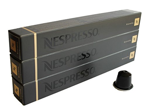 NESPRESSO ORIGINAL , Ristretto, dunkle Röstung, 30 Kaffeekapseln von NESPRESSO