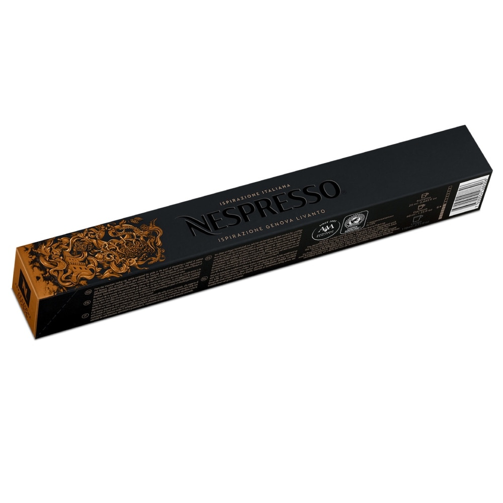 Nespresso Livanto Original Line 10 Espresso Kaffeekapseln Orange 40 ml Rund & ausgewogen Nespresso Livanto Original Line 10 Espresso Kaffeekapseln Orange 40 ml Rund & ausgewogen von Nespresso
