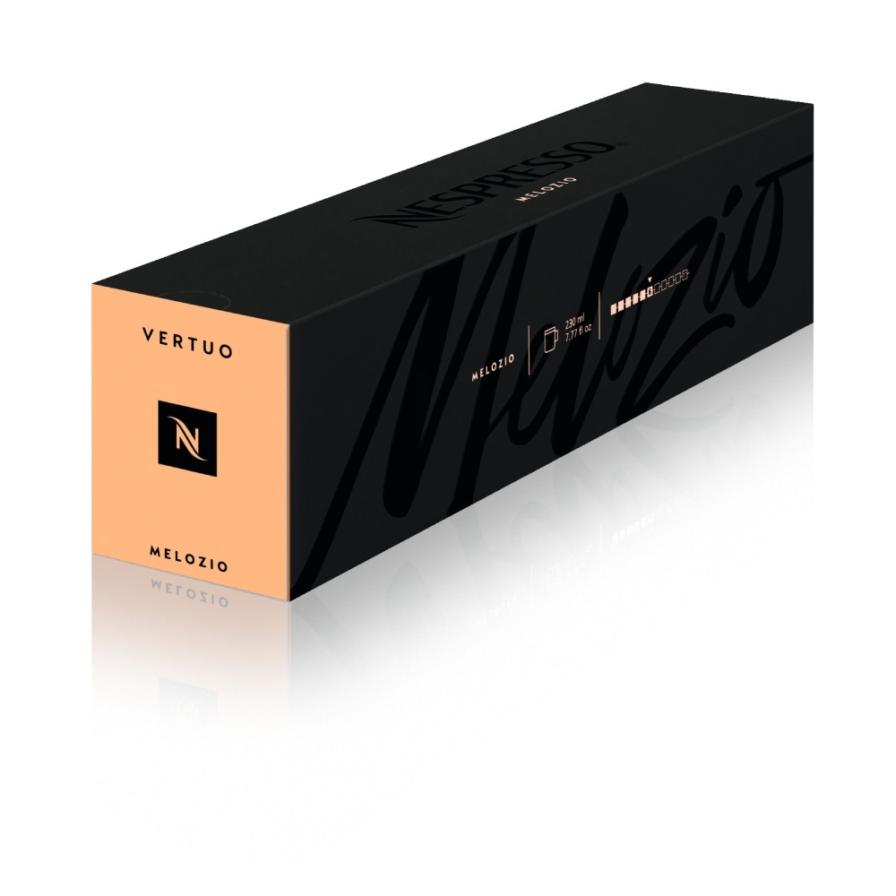 Nespresso Melozio Vertuo Line 10 Signature Kaffeekapseln Gold 230ml Sanft & Ausgewogen Nespresso Melozio Vertuo Line 10 Signature Kaffeekapseln Gold 230ml Sanft & Ausgewogen von Nespresso