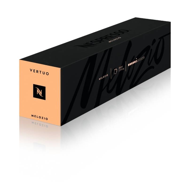 Nespresso Melozio Vertuo Line 10 Signature Kaffeekapseln Gold 230ml Sanft & Ausgewogen von Nespresso