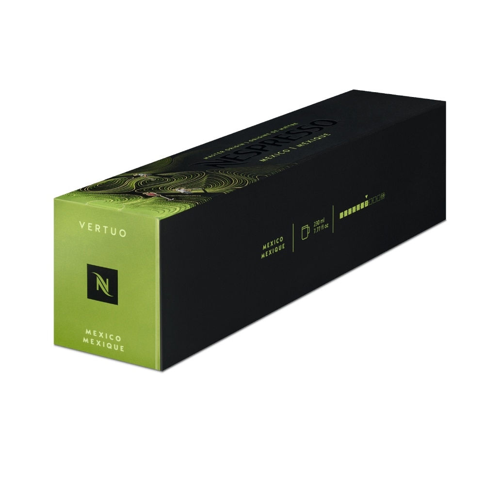 Nespresso Mexico Vertuo Line 10 Signature Kaffeekapseln Grün 230ml Kräftig & würzig Nespresso Mexico Vertuo Line 10 Signature Kaffeekapseln Grün 230ml Kräftig & würzig von Nespresso