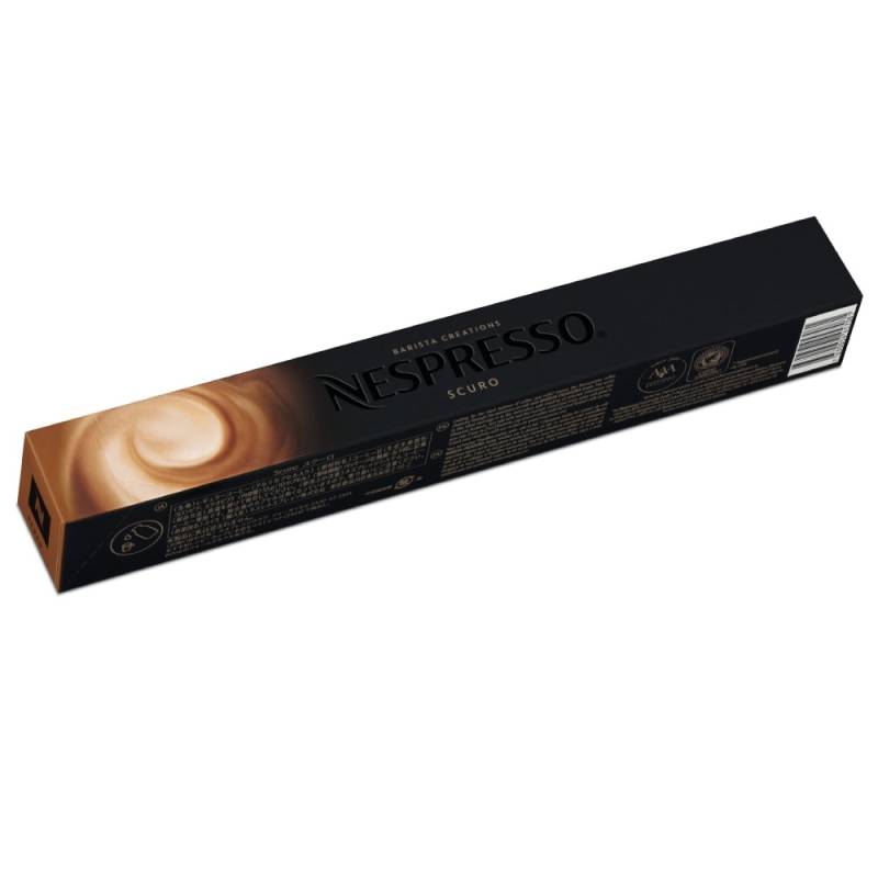 Nespresso Scuro Original Line 10 Milchrezepte Kaffeekapseln Braun 40 ml Für intensive, ausgewogene Rezepte mit Milch von Nespresso