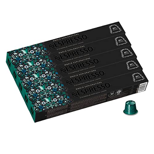 Nespresso Stockholm Fortissio Lungo Coffee 50 Capsules Pods 5 Sleeves Long Expiry Nespresso Stockholm Fortissio Lungo Coffee 50 Capsules Pods 5 Sleeves Long Expiry von Nespresso
