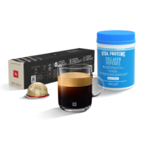 Nespresso Sweet Vanilla Decaffeinato & Collagen Peptides Bundle Nespresso Sweet Vanilla Decaffeinato & Collagen Peptides Bundle von Nespresso