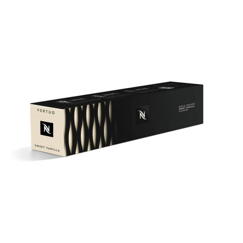 Nespresso Sweet Vanilla Vertuo Line 10 Signature Kaffeekapseln Creme 230ml Cremig mit Vanillearoma von Nespresso