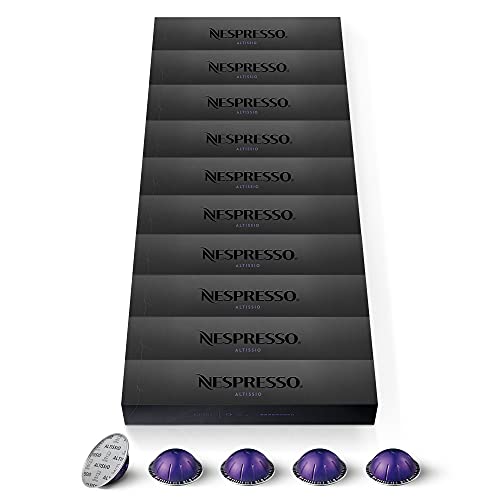 Nespresso Vertuo - 100 Kapseln Altissio - Intensität 9 - für Espresso 40 ml - (10 Packungen à 10 Stück) von Nespresso