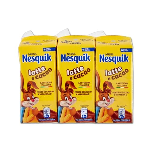 Nesquik Agita e Gusta Milch und Schokolade trinkfertig 3 x 180 ml von Nesquik