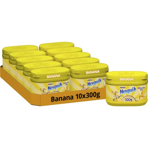 Nestl? Nesquik Banana Geschmack Milch Shake 300 g (Pack von 10) von Nesquik