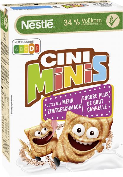 Nestlé Cini Minis Cerealien mit Zimtgeschmack und Vollkorn Nestlé Cini Minis Cerealien mit Zimtgeschmack und Vollkorn von Nestlé Cerealien