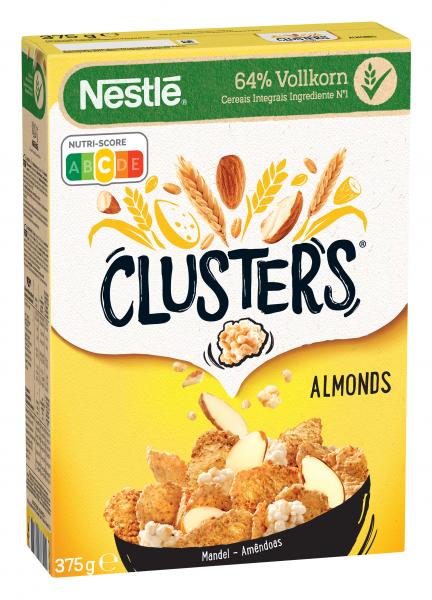 Nestlé Clusters Mandel, Cerealien mit knackigen Mandelblättchen & Vollkorn von Nestlé Cerealien