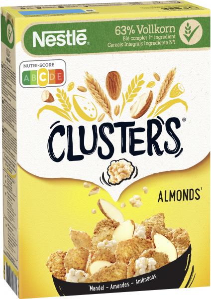 Nestlé Clusters Mandel, Cerealien mit knackigen Mandelblättchen & Vollkorn Nestlé Clusters Mandel, Cerealien mit knackigen Mandelblättchen & Vollkorn von Nestlé Cerealien