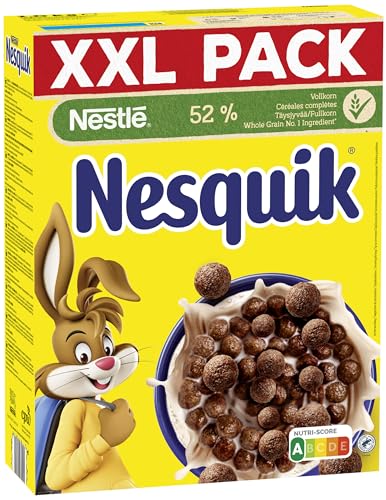 Nestlé Nesquik Knusper-Frühstück, Schoko Cerealien mit Vollkorn, 1er Pack (1x1kg) von Nestlé Cerealien