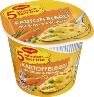 Maggi 5 Minuten Terrine Kartoffelbrei Erbsen und Möhren 43g von Nestlé Deutschland AG