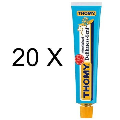 Thomy Delikatess Senf (20x 100ml Tuben) von Nestlé Deutschland AG