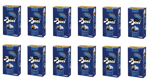 12x Perugina Baci Bijou Classico Pralinen mit Extra dunkle Schokoladenpraline gefüllt mit Haselnüssen 200g 12x Perugina Baci Bijou Classico Pralinen mit Extra dunkle Schokoladenpraline gefüllt mit Haselnüssen 200g von Nestlé