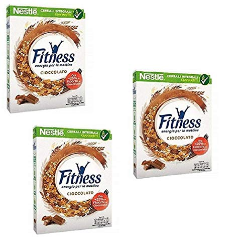 3x Nestlé Cereali Fitness Cioccolato Cerealien ganze Körner Schokolade 375 gr 3x Nestlé Cereali Fitness Cioccolato Cerealien ganze Körner Schokolade 375 gr von Nestlé