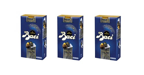 3x Perugina Baci Bijou Fondentissimo 70% Extra dunkle Schokoladenpraline gefüllt mit karamellisierten Haselnüssen und Kakaobohnen 200g 3x Perugina Baci Bijou Fondentissimo 70% Extra dunkle Schokoladenpraline gefüllt mit karamellisierten Haselnüssen und Kakaobohnen 200g von Nestlé