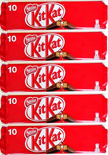 5 x KITKAT RIEGEL 10er PACK á 450g Incl. Goodie von Flensburger Handel von Nestlé