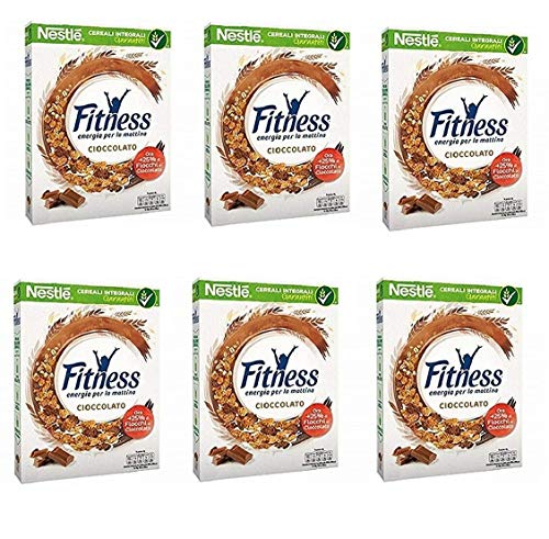 6x Nestlé Cereali Fitness Cioccolato Cerealien ganze Körner Schokolade 375 gr 6x Nestlé Cereali Fitness Cioccolato Cerealien ganze Körner Schokolade 375 gr von Nestlé