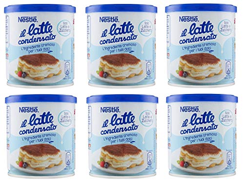 6x Nestlé il latte condensato Kondensmilch cremige Zutat für Desserts gesüßte konzentrierte Vollmilch 397g von Nestlé