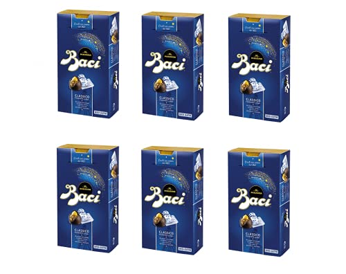 6x Perugina Baci Bijou Classico Pralinen mit Extra dunkle Schokoladenpraline gefüllt mit Haselnüssen 200g 6x Perugina Baci Bijou Classico Pralinen mit Extra dunkle Schokoladenpraline gefüllt mit Haselnüssen 200g von Nestlé