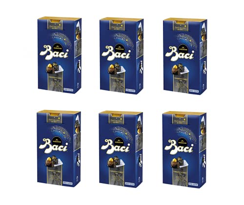 6x Perugina Baci Bijou Fondentissimo 70% Extra dunkle Schokoladenpraline gefüllt mit karamellisierten Haselnüssen und Kakaobohnen 200g 6x Perugina Baci Bijou Fondentissimo 70% Extra dunkle Schokoladenpraline gefüllt mit karamellisierten Haselnüssen und Kakaobohnen 200g von Nestlé