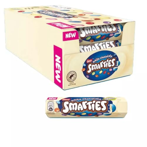 Confetti Pralinen Smarties White Schokolade Weiß Tube 34 g von Nestlé